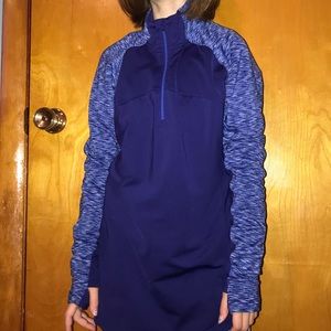 blue/purple running shirt never worn (didn’t fit)